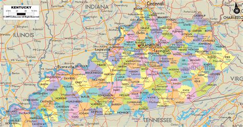 World Maps Library - Complete Resources: Kentucky County Road Maps