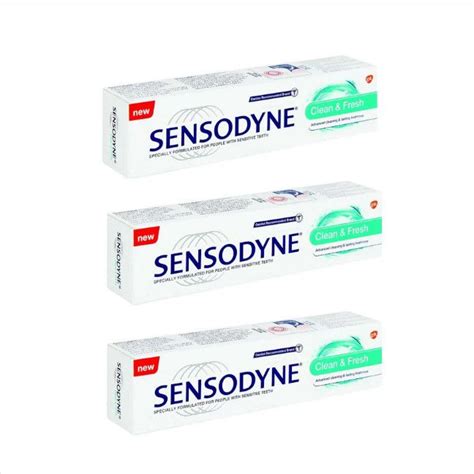 Pack of 3 Sensodyne Fresh Care 100ml | Shop Today. Get it Tomorrow ...