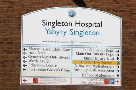 Singleton Hospital Ward Map