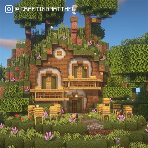 My hobbit bee keeper house : r/aesthetics13_mc