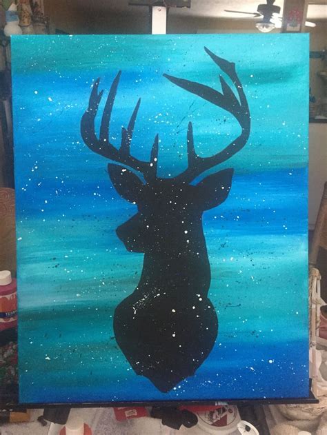 Best 25+ Deer paintings ideas on Pinterest | Deer drawing, Silhouette art and Deer art