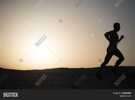 Man Silhouette Running Image & Photo (Free Trial) | Bigstock