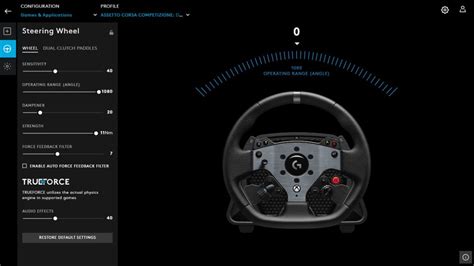 Best Assetto Corsa Competizione Logitech Pro Wheel Settings