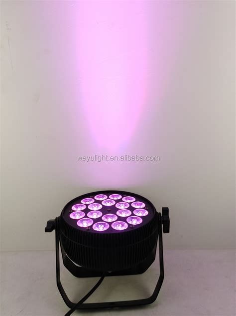 18x18w Led Par Light Rgbwa+uv 6in1 Led Stage Light Wireless Dmx Mini ...