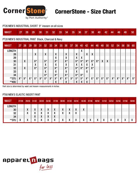 blue corner size chart - DrBeckmann