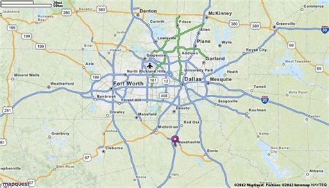 Waxahachie, TX Map | MapQuest | Waxahachie, Jacksboro, Mineral wells