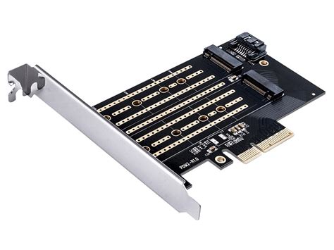 ORICO M.2 PCIe Adapter NVMe & SATA Dual Protocol, M2 NVMe SSD to PCI-e 3.0 x4 Host NVMe & SATA ...
