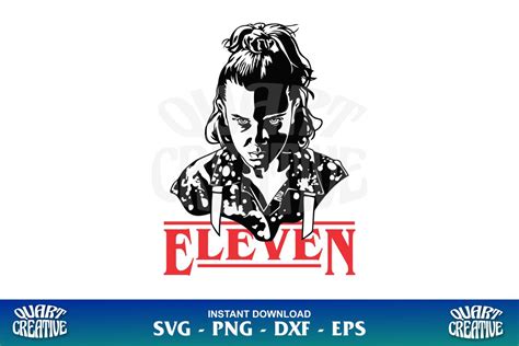 Eleven Stranger Things SVG - Gravectory