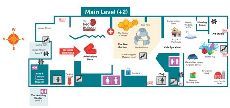 Exhibits Map - Discovery Gateway Children's Museum