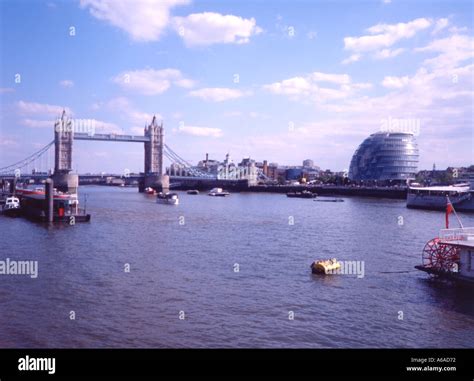 River Thames with Tower bridge Stock Photo - Alamy