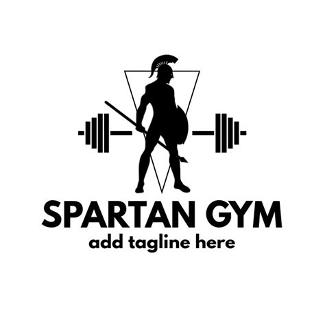 black and white gym logo Template | PosterMyWall