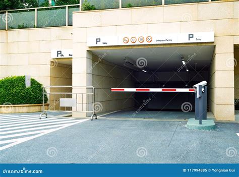 Underground Parking Entrance Stock Image - Image of basement, park: 117994885