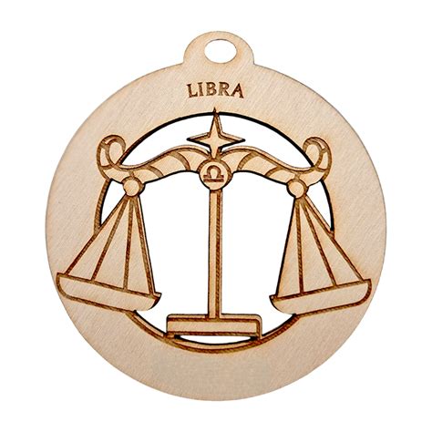 Libra Zodiac Ornament | Personalized | Palmetto Engraving