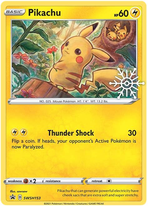 Pikachu - Sword & Shield Promos #153 Pokemon Card