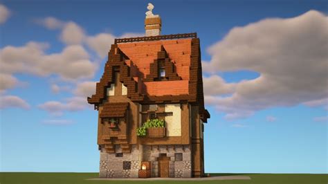 Medieval townhouse : Minecraftbuilds | Minecraft cottage, Minecraft ...