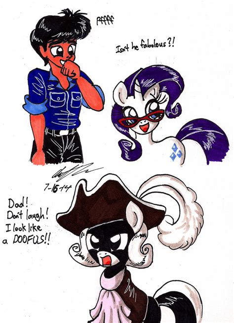 When Rarity Dresses Junior Up by newyorkx3 on DeviantArt