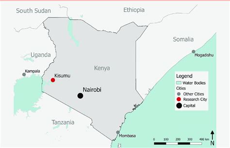 Kenya and Kisumu location map | Download Scientific Diagram