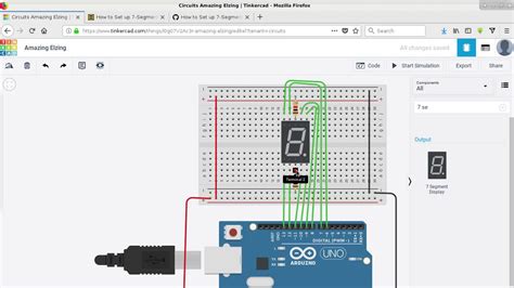 7 Segment Display Tinkercad