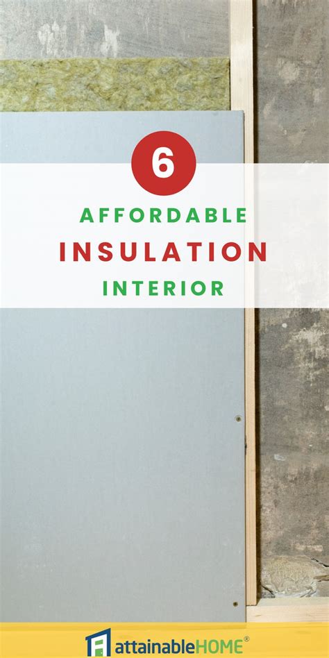 Insulation Interior - 6 Affordable Ones in 2024 | Interior wall ...