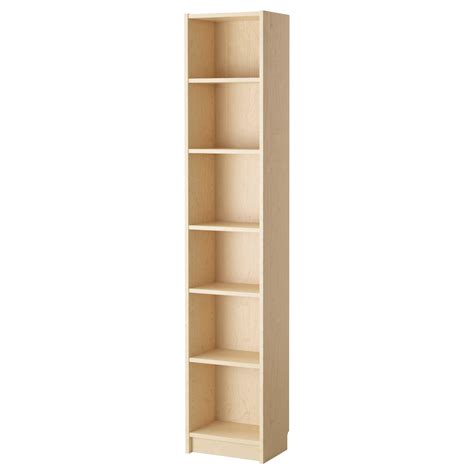 BILLY Bookcase, birch veneer, 15 3/4x11x79 1/2" - IKEA