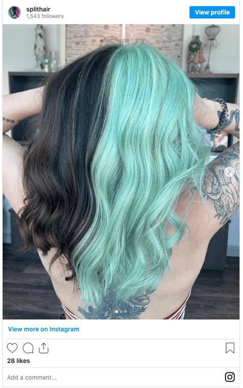 Mint Green Hair