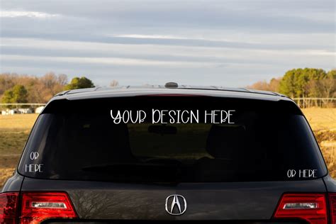 Free 4848+ Car Rear Window Mockup Yellowimages Mockups