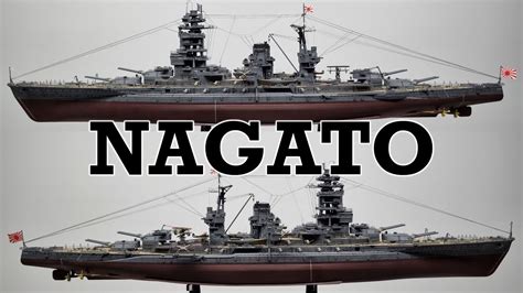 1:350 Scale Nagato Model with Super-detail Upgrade Kit - YouTube