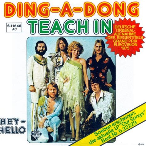 Teach-In - "Ding-A-Dong", the winning song of the Eurovision Song Contest 1975 for the ...