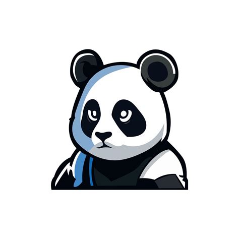 cute panda vector design logo 23154581 Vector Art at Vecteezy