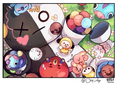 #Draw_BT21 | Chibi, Anime, Dễ thương