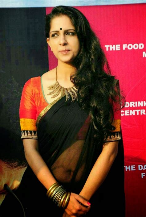 Aparna Nair In Transparent Black Saree Spicy Photos ~ Indian Cinema ...