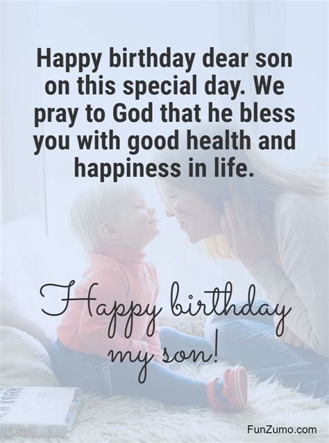 100 Birthday Wishes For Son - Happy Birthday Quotes & Messages – FunZumo