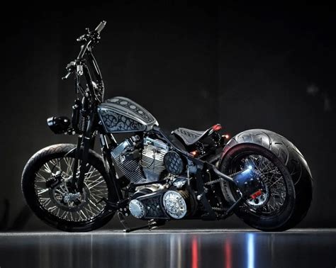 Harley-Davidson Ape hanger bobber by SLC Swiss