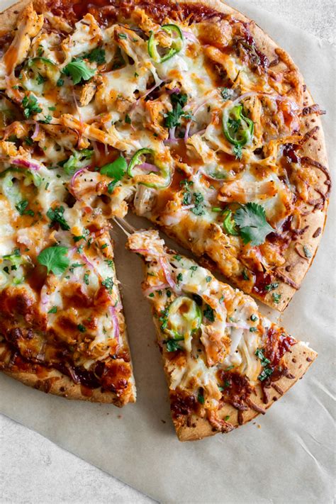 BBQ Chicken Pizza - Nutmeg Nanny