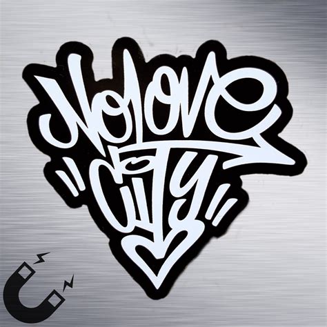 Graffiti Logo Magnet | No Love City®