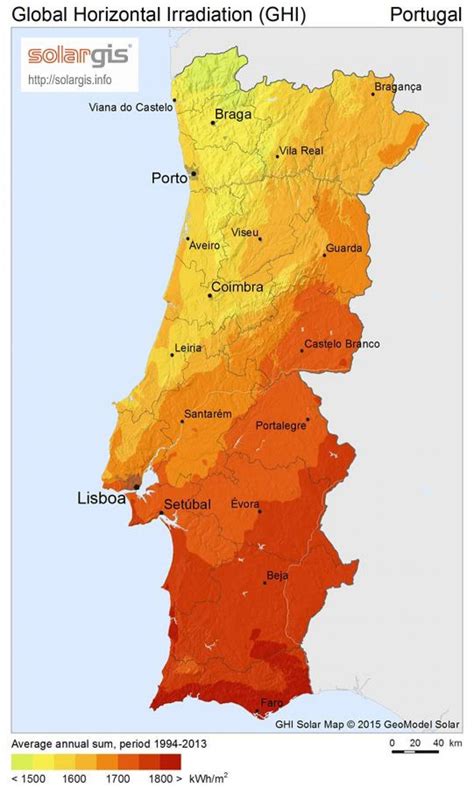 Portugal weather map - Weather map Portugal (Southern Europe - Europe)