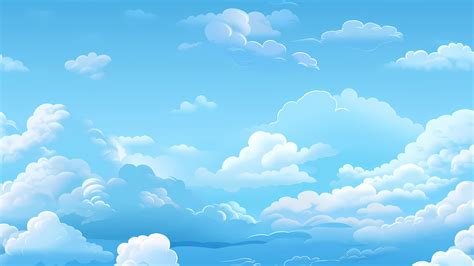 cartoon animated blue sky moving background with clouds seamless loop 26421357 Stock Video at ...