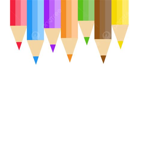 Color Pencil Illustration Frame, Pencil, Colored Pencils, Stationery ...