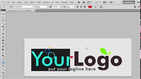 How To Make A Logo in Photoshop for Your Website! Create a Logo Today ...