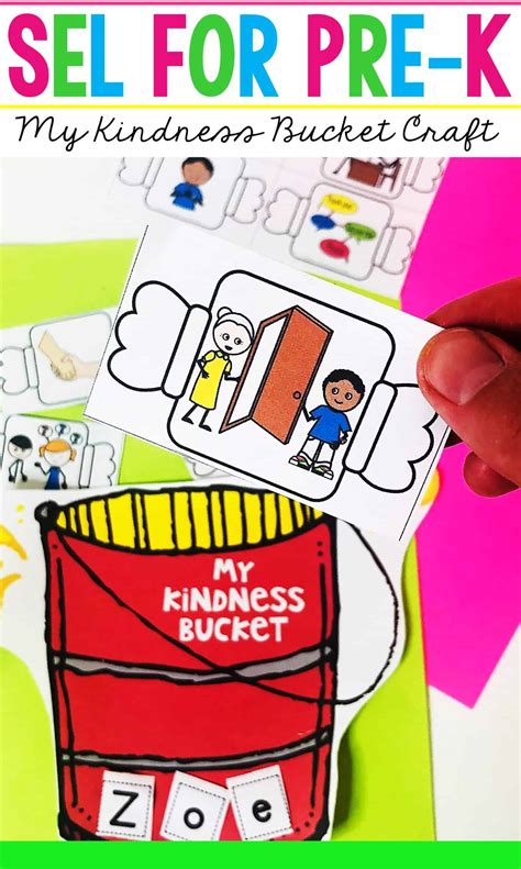 Kindness Art Activities for Preschool Fill a Bucket Craft - Sea of ...