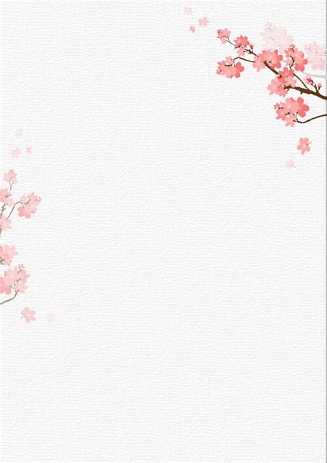 WORD of Peach Flowers Stationery.docx | WPS Free Templates