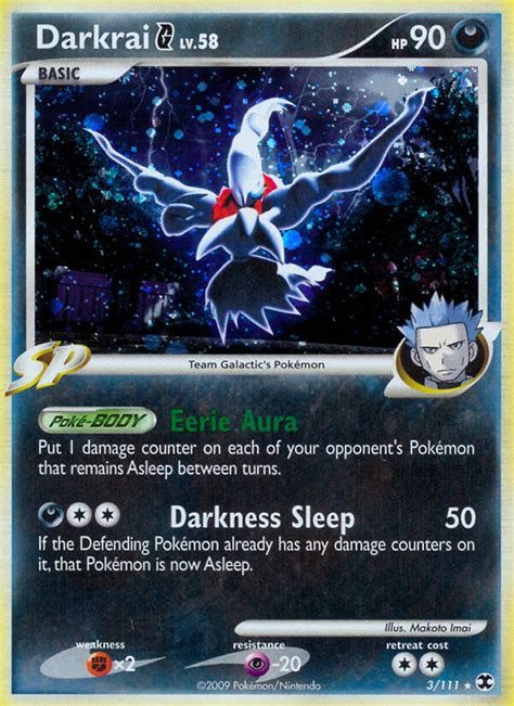 Darkrai Holo - Platinum Rising Rivals Pokémon card 3/111