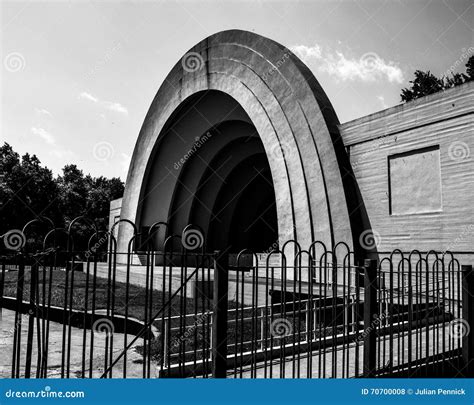 The Band Shell - Architecture at Fair Park Editorial Stock Photo ...