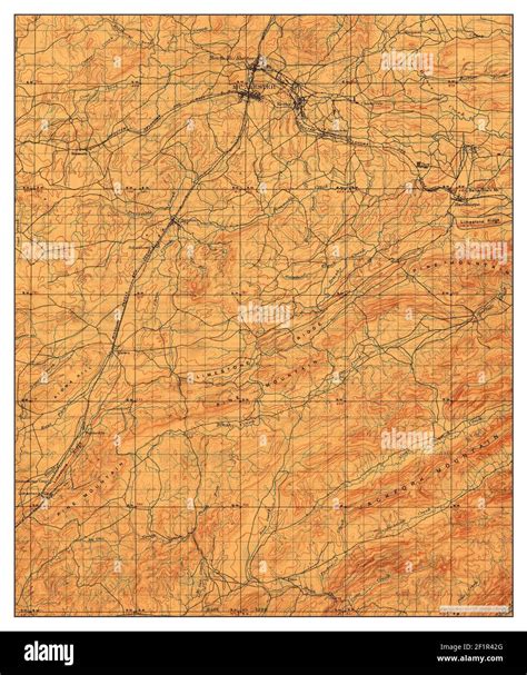 Map of mcalester oklahoma Cut Out Stock Images & Pictures - Alamy