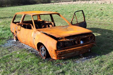 Burned Car Free Stock Photo - Public Domain Pictures