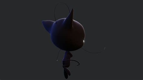 3D model Plagg - Kwami from miraculous ladybug rigged 3dmodel for Blender VR / AR / low-poly ...