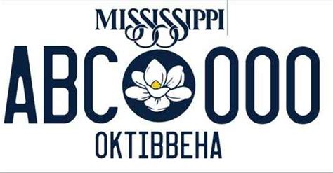 Governor reveals new Mississippi license plate