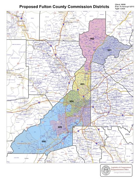 Redistricting proposal for Fulton County creates three white, three ...