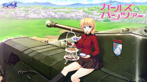 Download Darjeeling (Girls Und Panzer) Anime Girls Und Panzer HD Wallpaper by Hozumi Kaoru