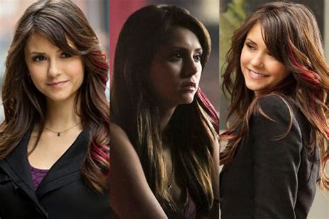 Elena Gilbert Trends, Style Guide: Vampire Diaries How-To | Vampire hair, Hair streaks, Red hair ...